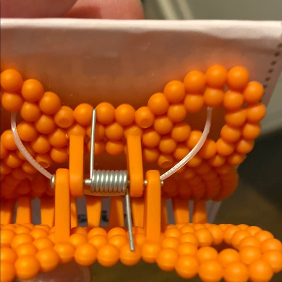 Scunci Orange Beaded Cat ears Hair Accessory - Picture 3 of 5